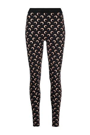 Leggings Fuseaux Moon nero MARINE SERRE | WPA111ACJER0001IT99